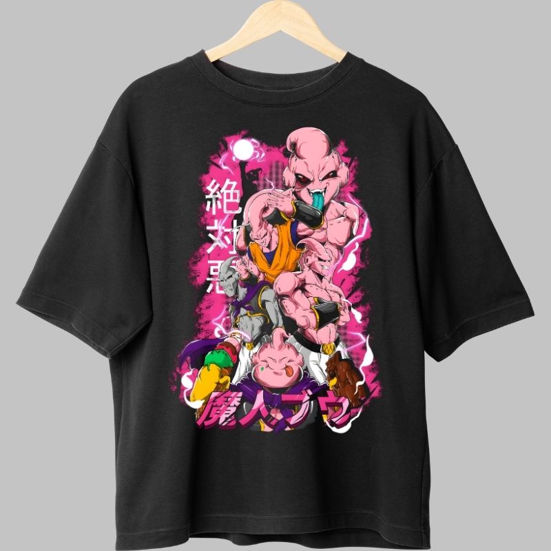 Tricou Anime Dragon Ball – Majin Buu Forms negru