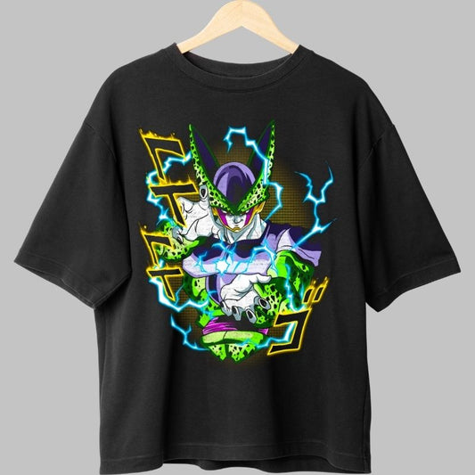 Tricou Anime Dragon Ball – Perfect Cell Thunder Charge negru