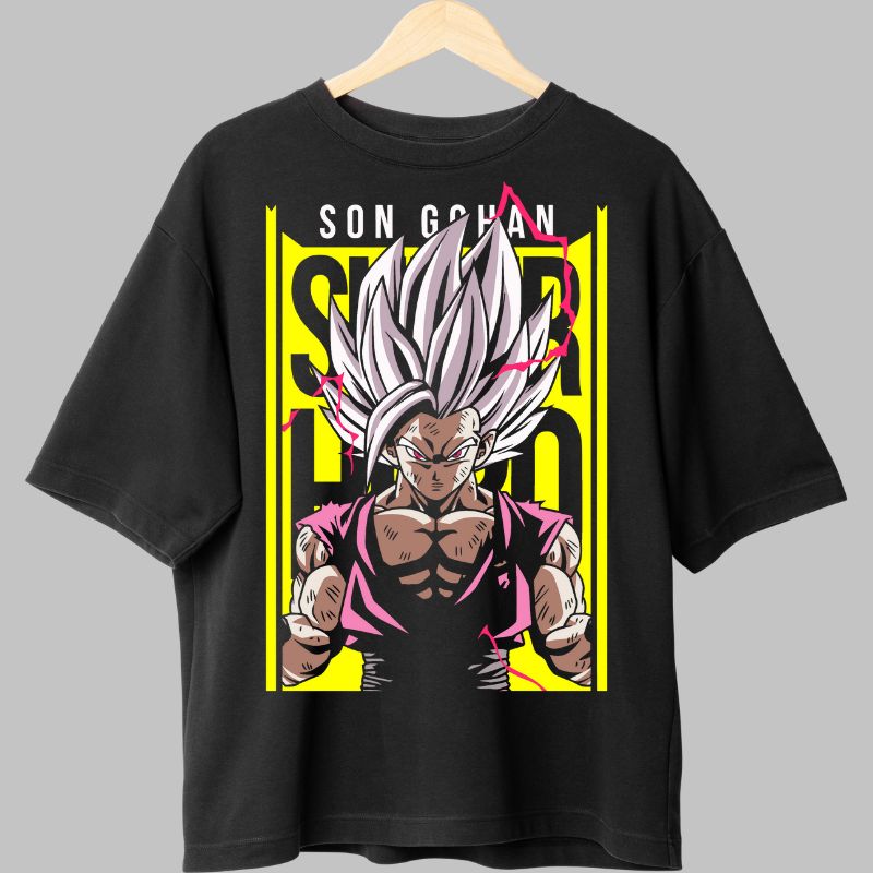 Tricou Anime Dragon Ball Son Gohan Super Hero fata