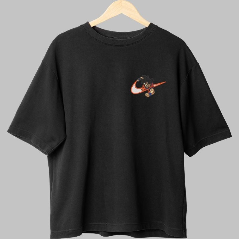 Tricou Anime Dragon Ball – Son Goku Retro Style negru spate