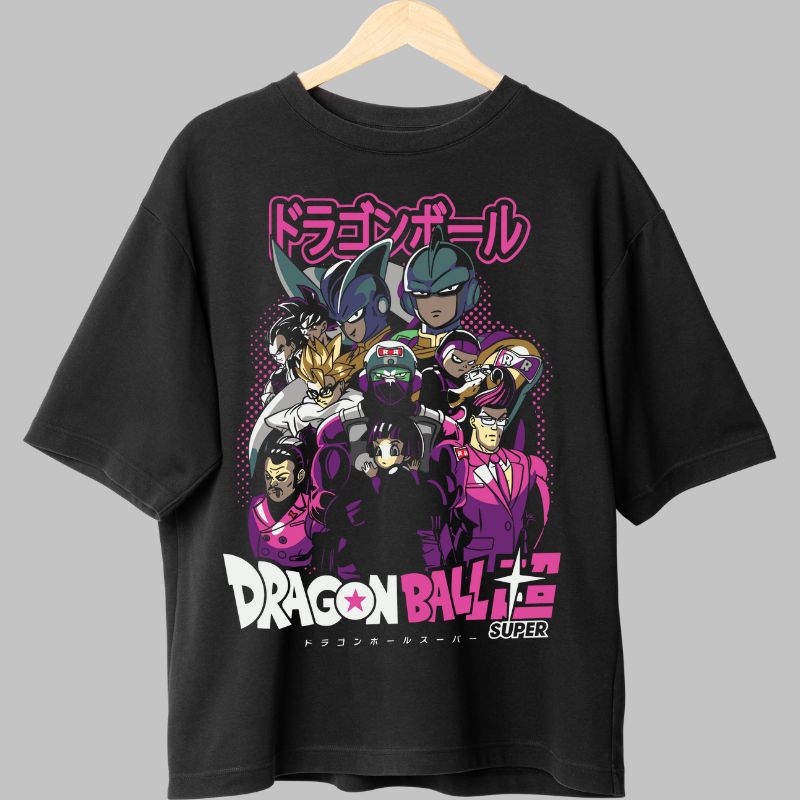 Tricou Anime Dragon Ball Super Characters Collage fata