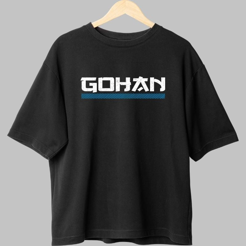 Tricou Anime Dragon Ball – Ultimate Gohan negru spate