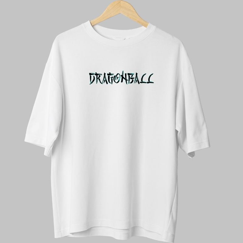 Tricou Anime Dragon Ball – Vegeta Lightning Power alb spate