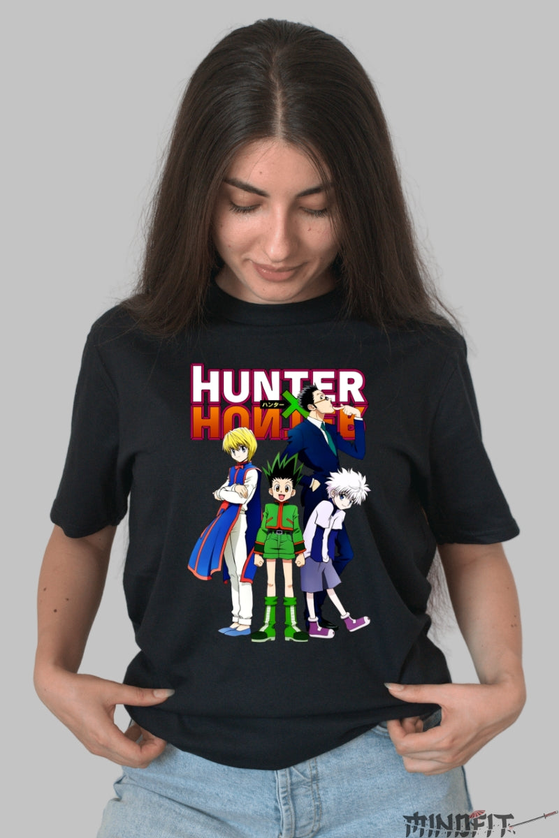 Tricou Anime Hunter x Kurapika - Lanturile Justitiei Nen Dama Negru