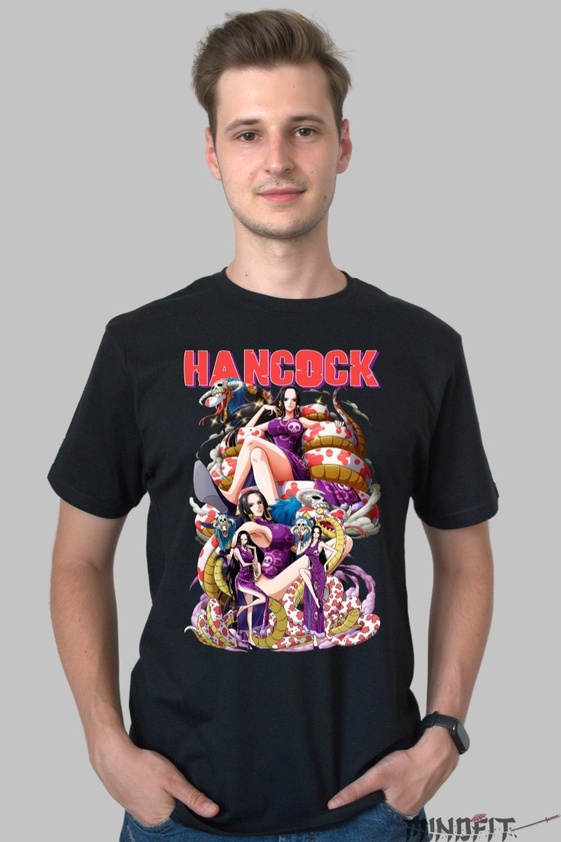 Tricou Anime One Piece - Boa Hancock Empress Power barbat negru