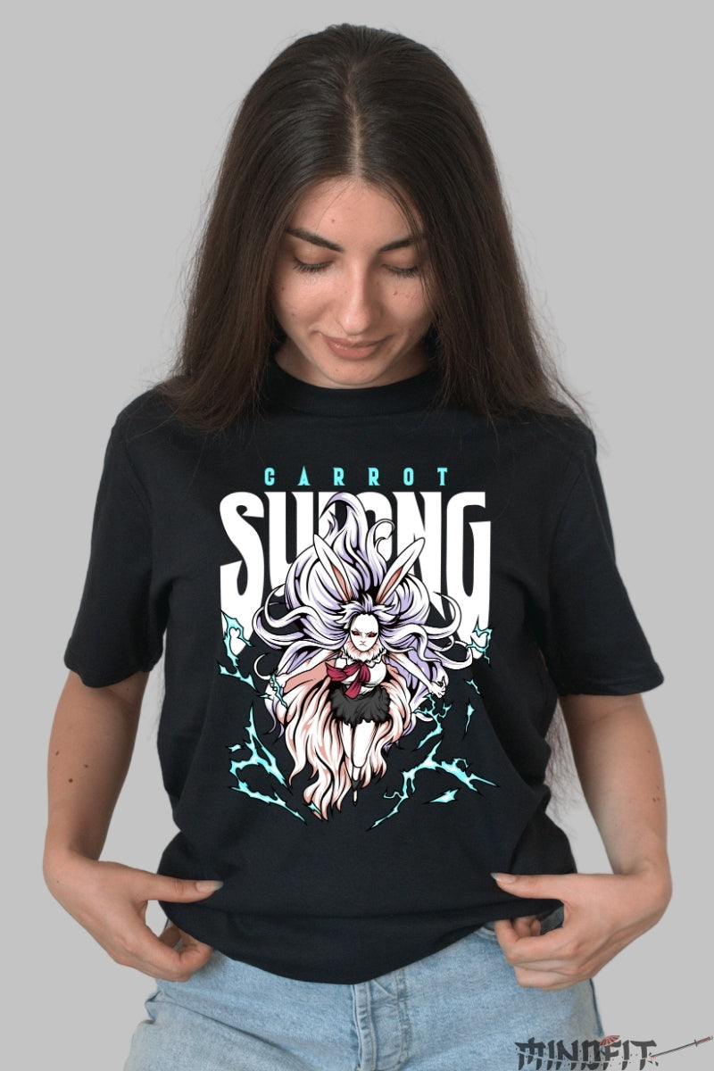 Tricou Anime One Piece - Carrot Su Long Lightning Form dama negru