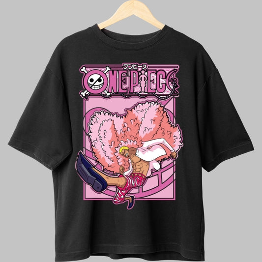 Tricou Anime One Piece - Doflamingo Impact Total fata