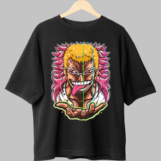 Tricou Anime One Piece - Doflamingo Look of Madness fata