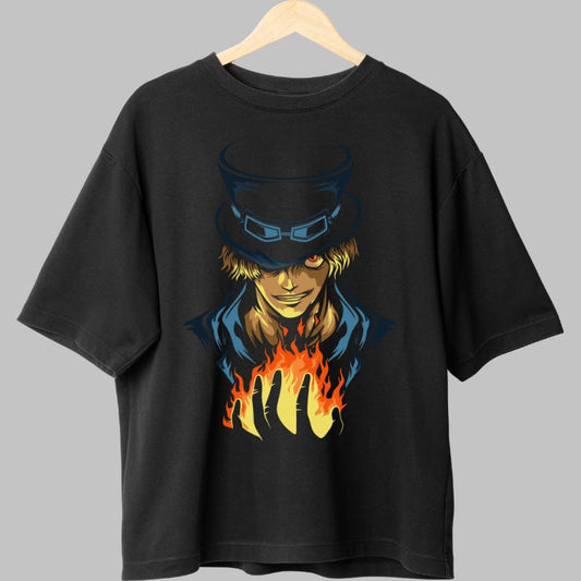 Tricou Anime One Piece - Flacara Fratelui Portgas D. Ace fata