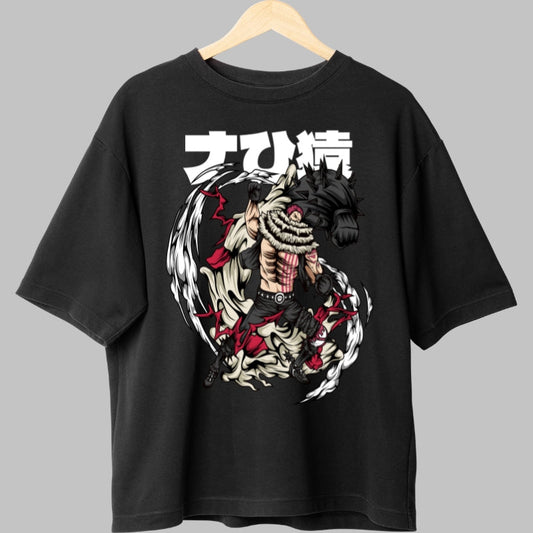 Tricou Anime One Piece - Katakuri vs Luffy Haoshoku Clash fata