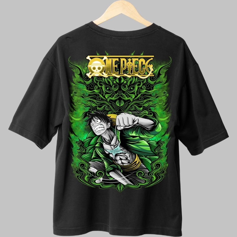 Tricou Anime One Piece - Luffy Dragon Spirit Energy spate