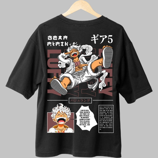 Tricou Anime One Piece - Luffy Gear 5 Awakening spate