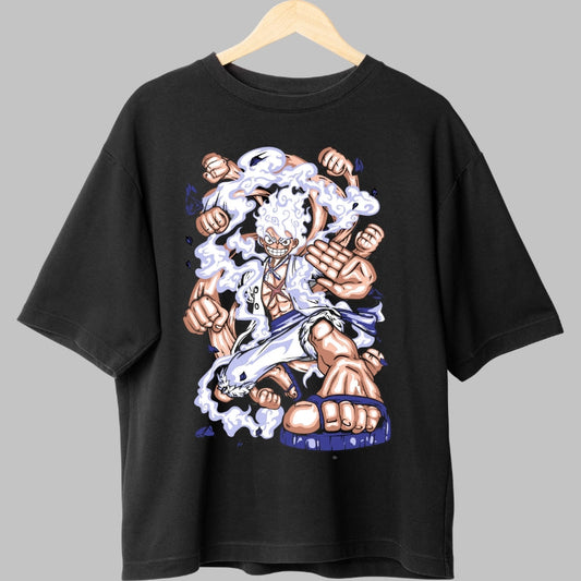 Tricou Anime One Piece - Luffy Gear Fifth Awakened fata