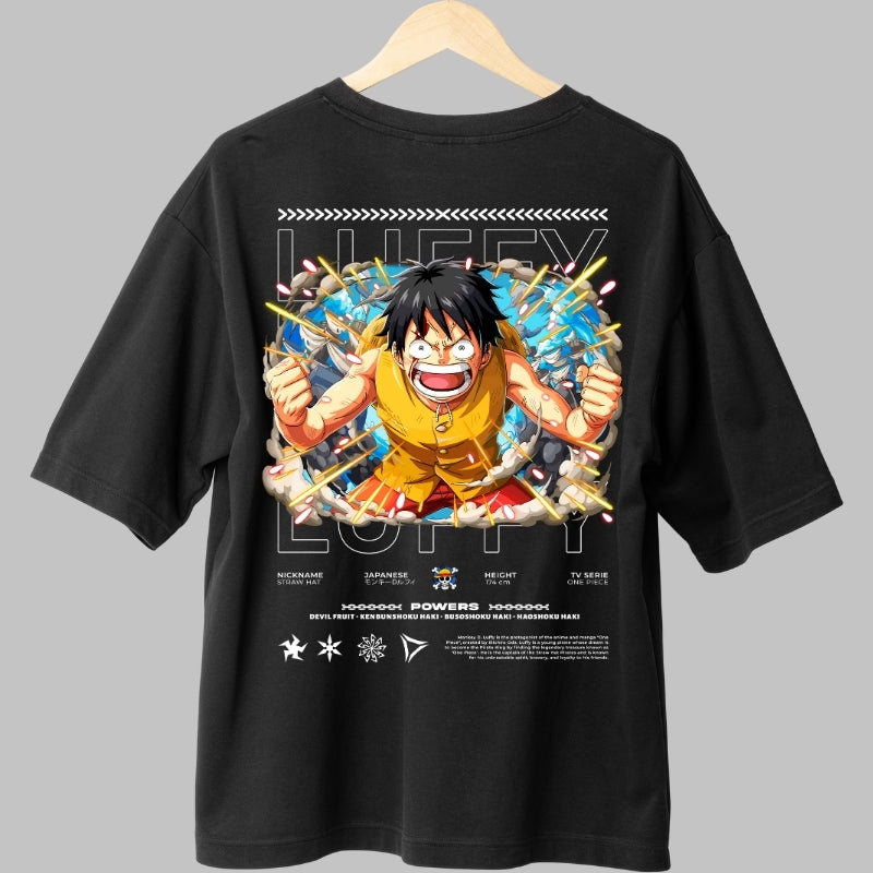 Tricou Anime One Piece - Luffy Gear Second Explosion spate