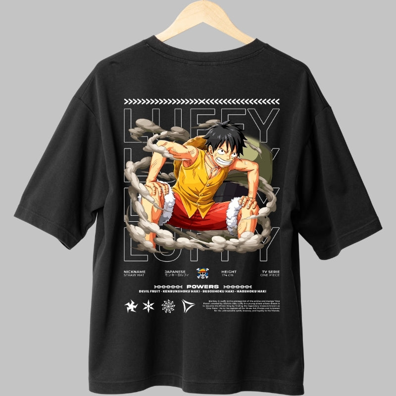 Tricou Anime One Piece - Luffy Gear Second Exploziv spate
