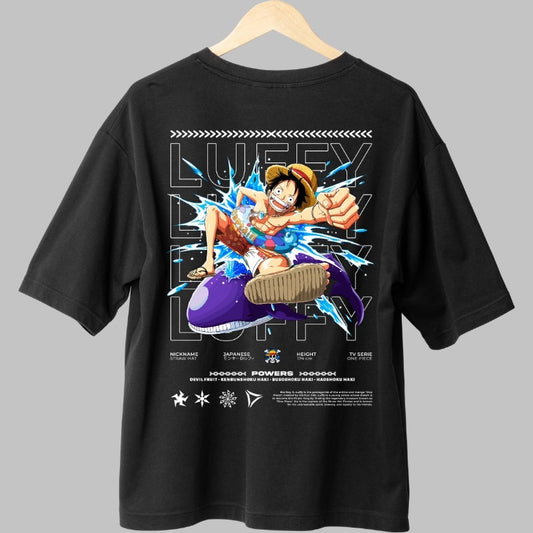 Tricou Anime One Piece - Luffy Gear Second Impact spate