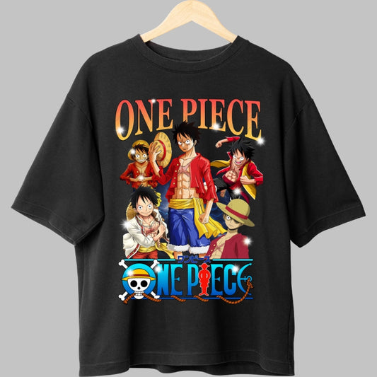 Tricou Anime One Piece - Luffy Legenda Marelui Pirat fata