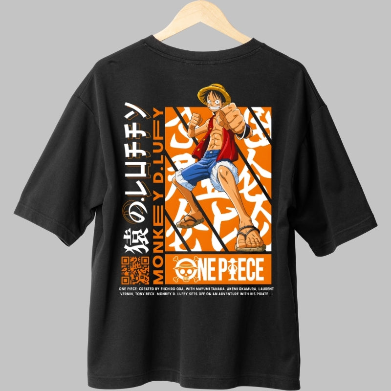 Tricou Anime One Piece - Monkey D. Luffy Gearing Up spate