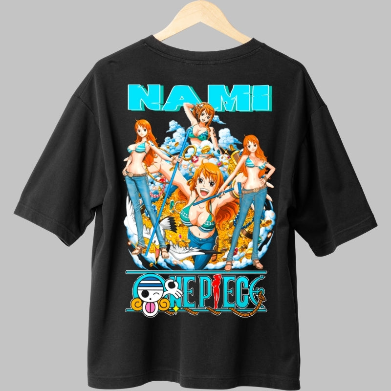 Tricou Anime One Piece - Nami Queen of Navigation spate