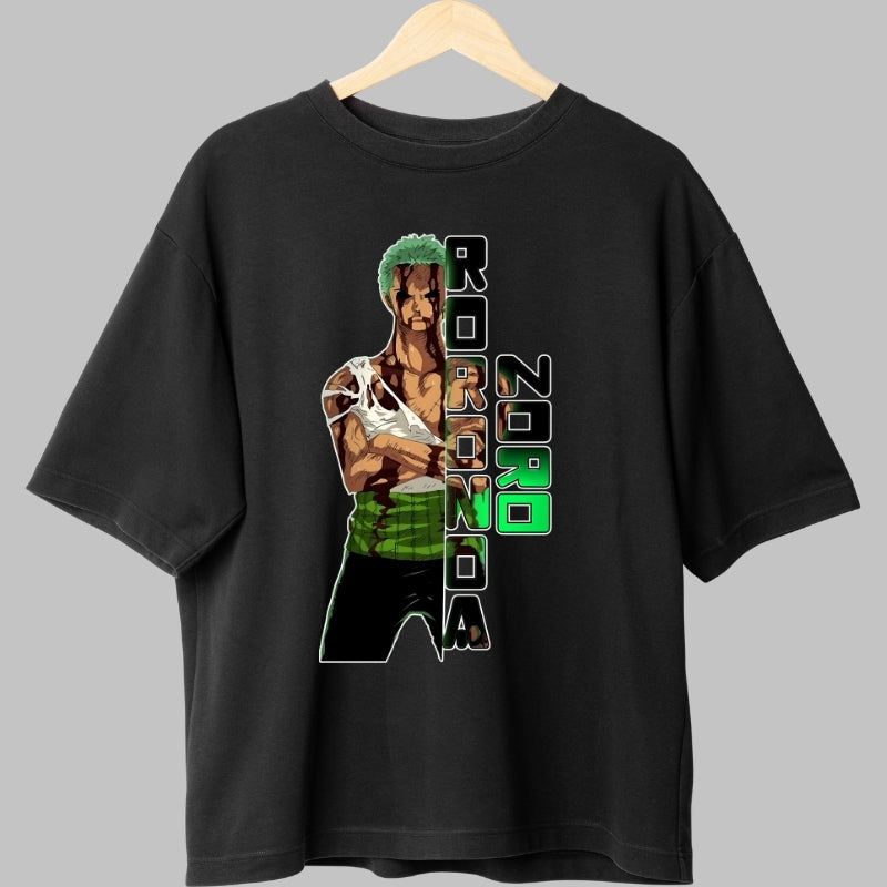 Tricou Anime One Piece - Roronoa Zoro Determinare de Fier fata