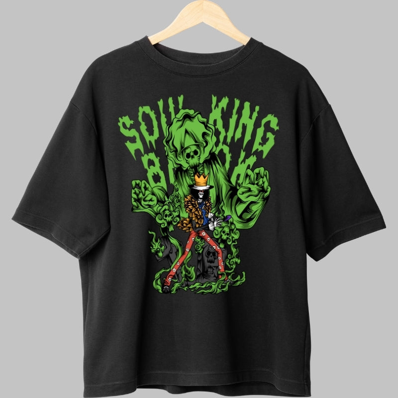 Tricou Anime One Piece - Soul King Brook Reaper Vibe fata