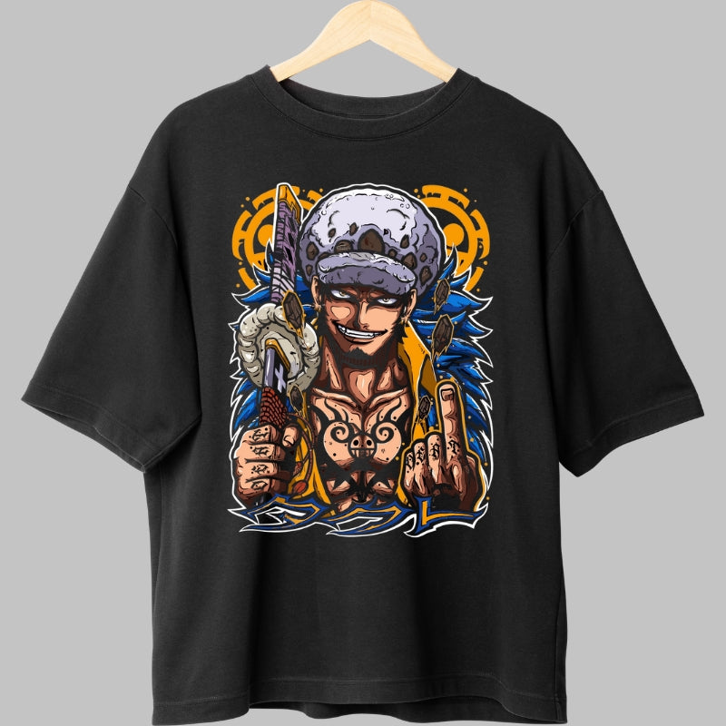 Tricou Anime One Piece - Trafalgar Law Energia Rebelului fata