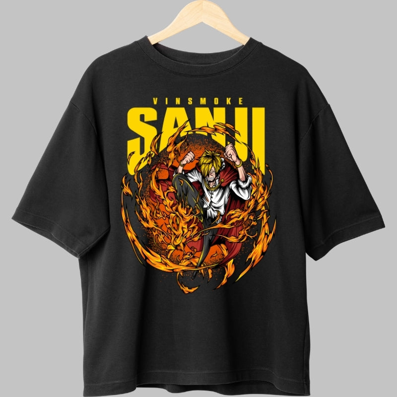 Tricou Anime One Piece - Vinsmoke Sanji Diabla Jambe fata