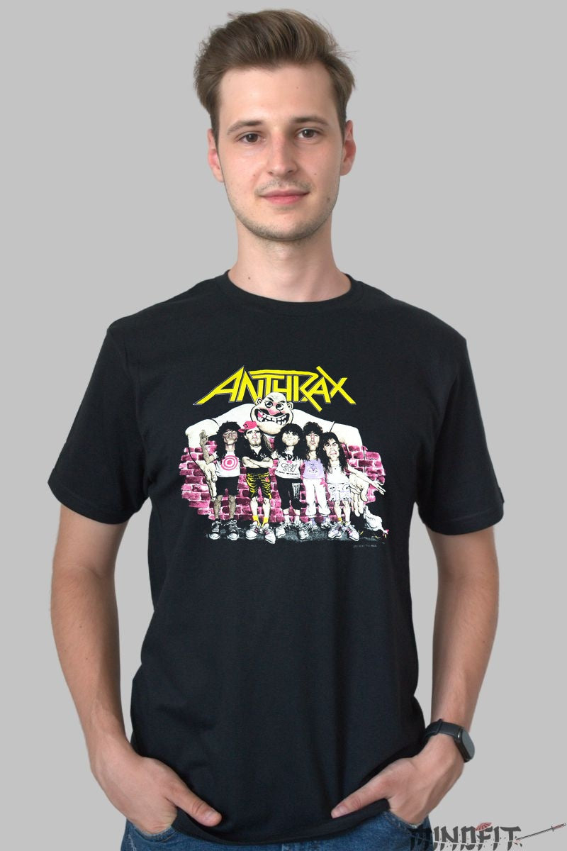 Tricou Anthrax - I Am The Law Judge Edition barbat negru