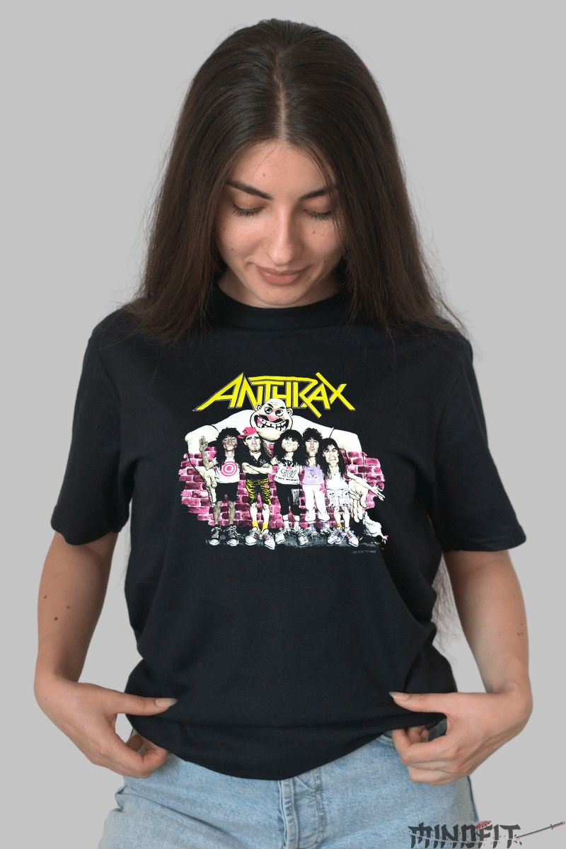 Tricou Anthrax - I Am The Law Judge Edition dama negru