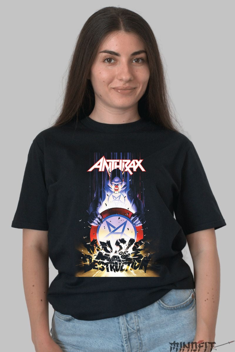 Tricou Anthrax - Mosh of Destruction dama negru