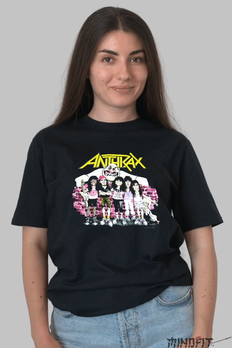 Tricou Anthrax - Wall Art Edition dama negru
