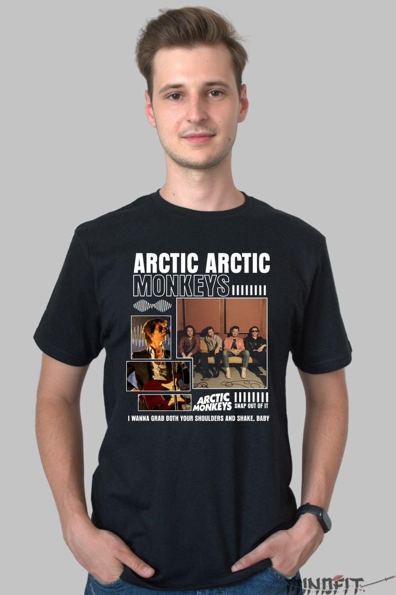 Tricou Arctic Monkeys - Snap Out of It Tour Edition barbat negru