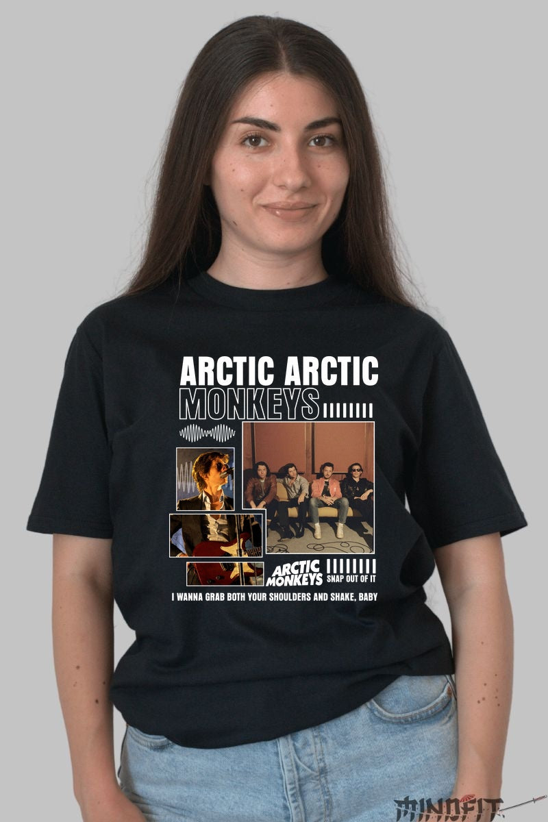 Tricou Arctic Monkeys - Snap Out of It Tour Edition dama negru