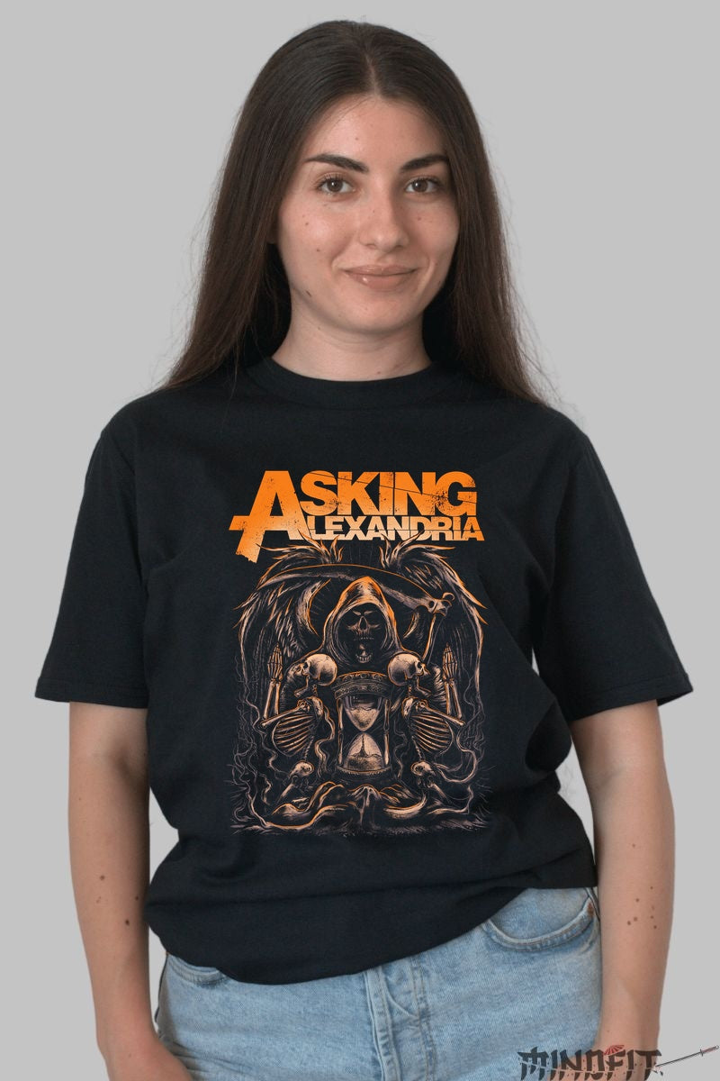 Tricou Asking Alexandria - Grim Reaper Edition dama negru