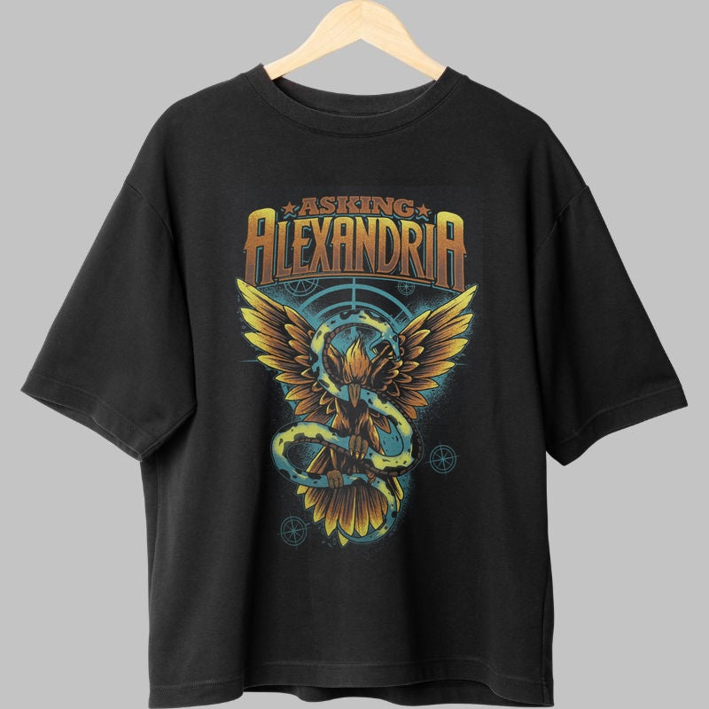 Tricou Asking Alexandria - Phoenix Serpentin fata negru