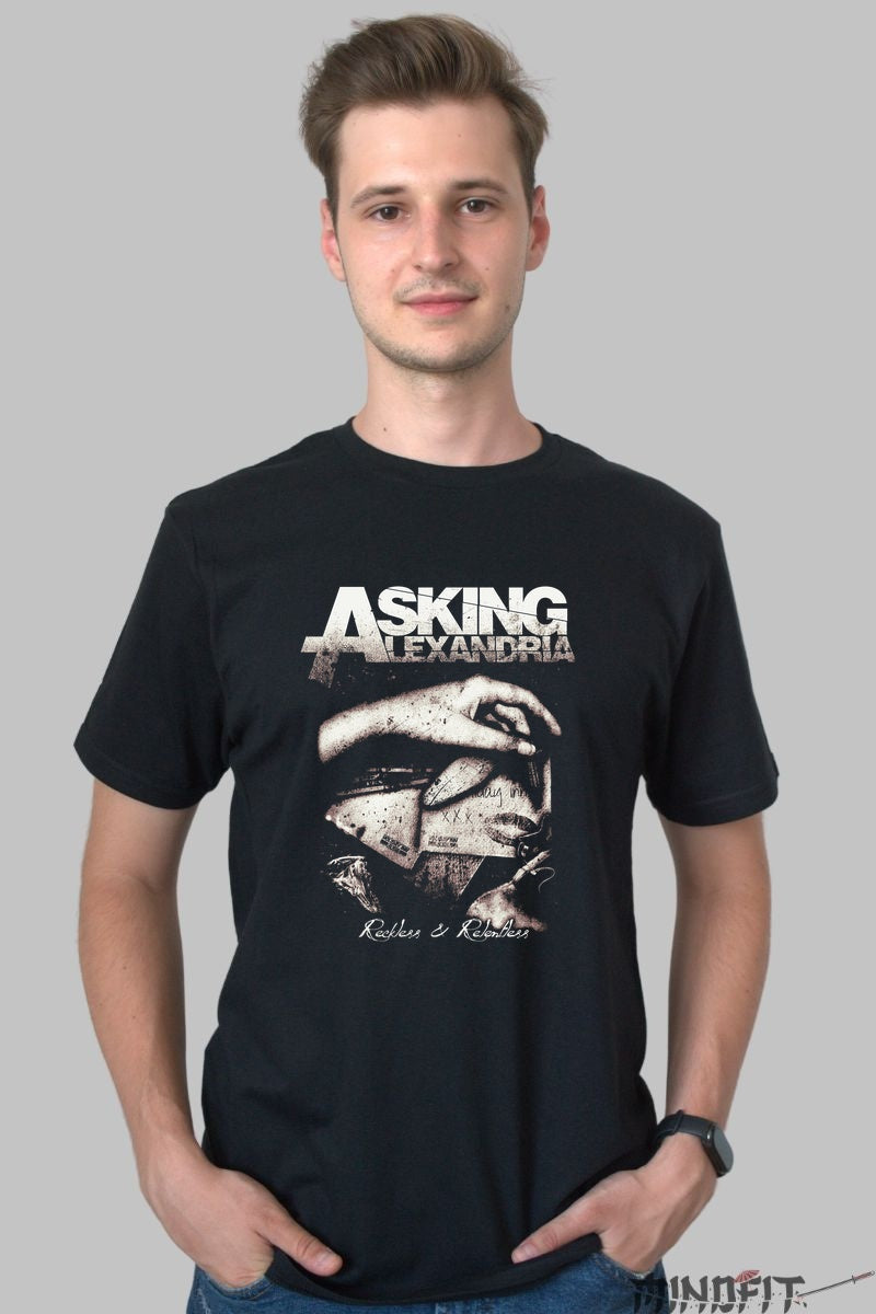 Tricou Asking Alexandria - Reckless Si Relentless barbat negru