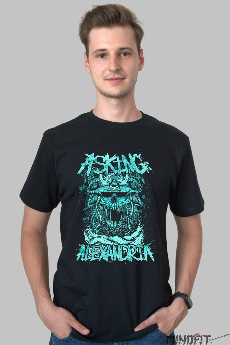 Tricou Asking Alexandria - Skull Samurai Edition barbat negru