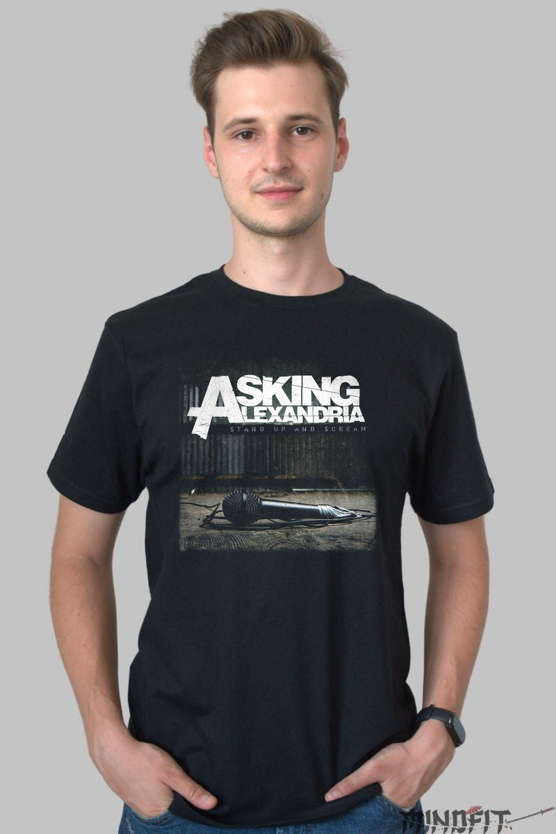 Tricou Asking Alexandria - Stand Up and Scream barbat negru