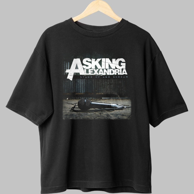 Tricou Asking Alexandria - Stand Up and Scream fata negru