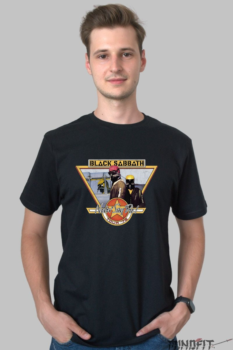 Tricou At The Drive-In - Artwork Retro Psychedelic barbat negru