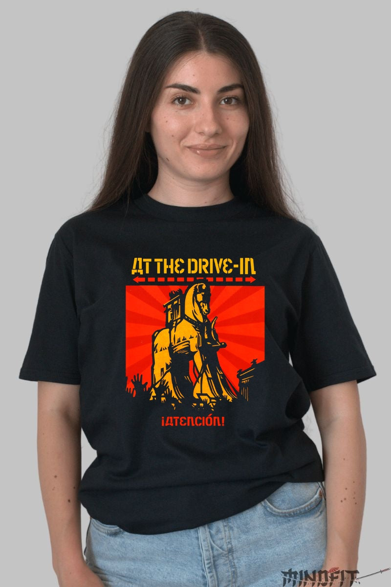 Tricou At The Drive-In - Atencion! Stil Revolutionar dama negru