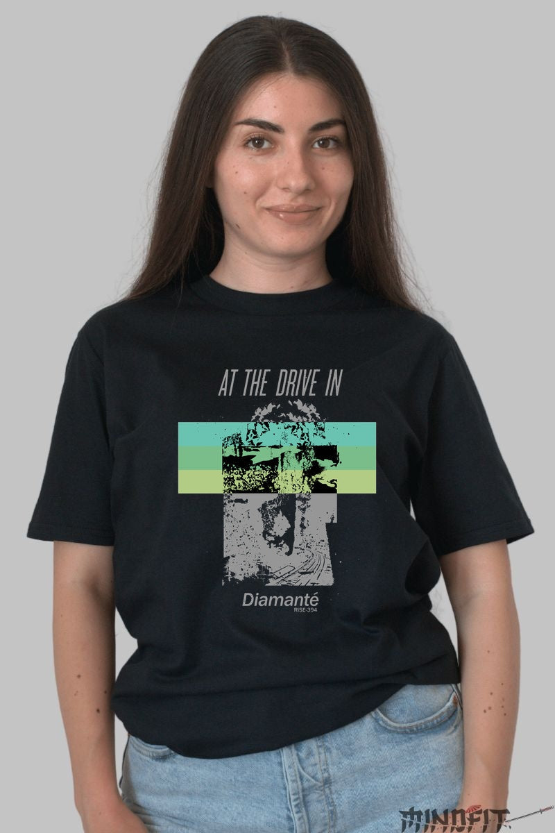 Tricou At The Drive In - Diamant? Edition dama negru