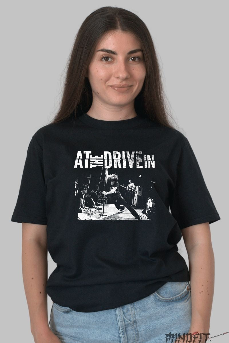 Tricou At The Drive-In - Live Scene Iconic dama negru
