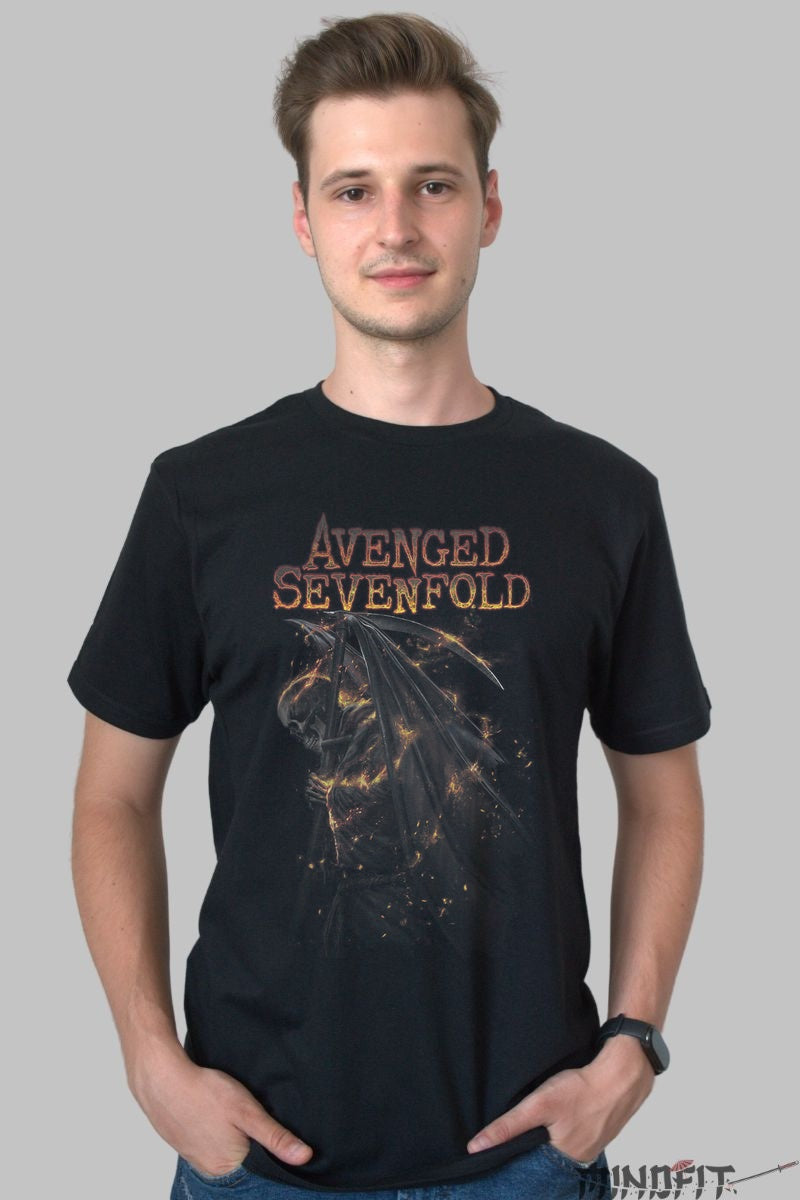 Tricou Avenged Sevenfold - Shadow of the Reaper barbat negru