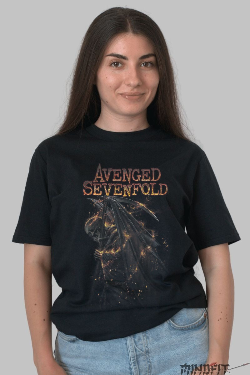 Tricou Avenged Sevenfold - Shadow of the Reaper dama negru