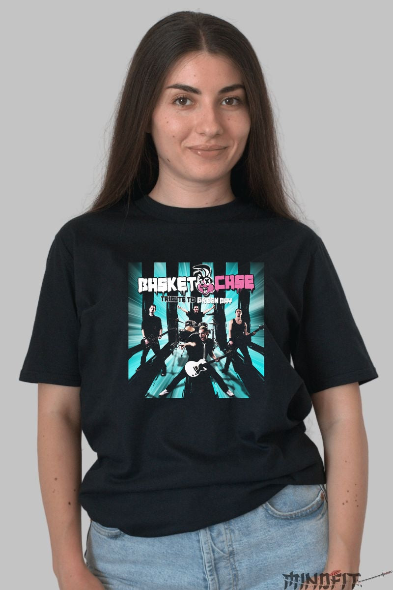 Tricou Basket Case - Tribute to Green Day dama negru