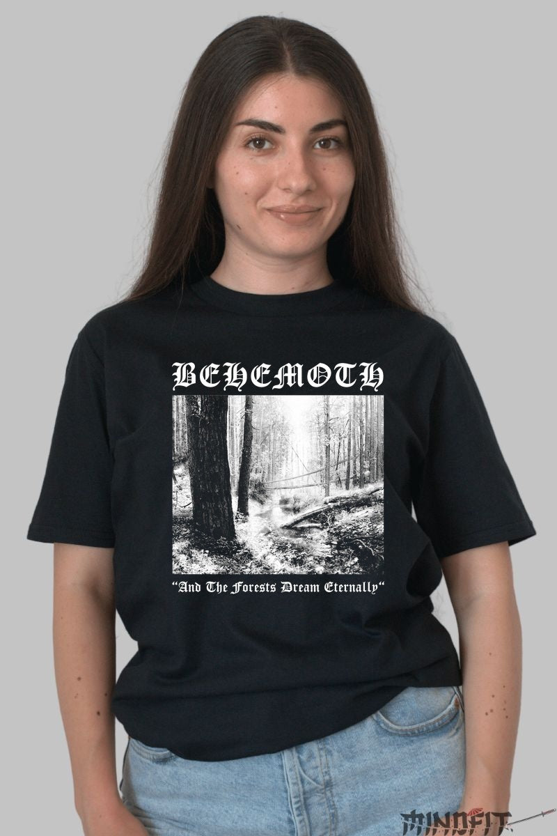 Tricou Behemoth - And The Forests Dream Eternally fata negru