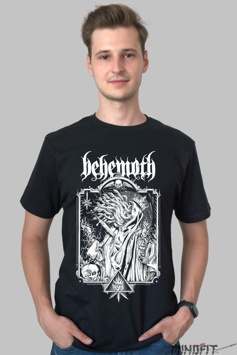 Tricou Behemoth - Apocalipsa Grafica barbat negru