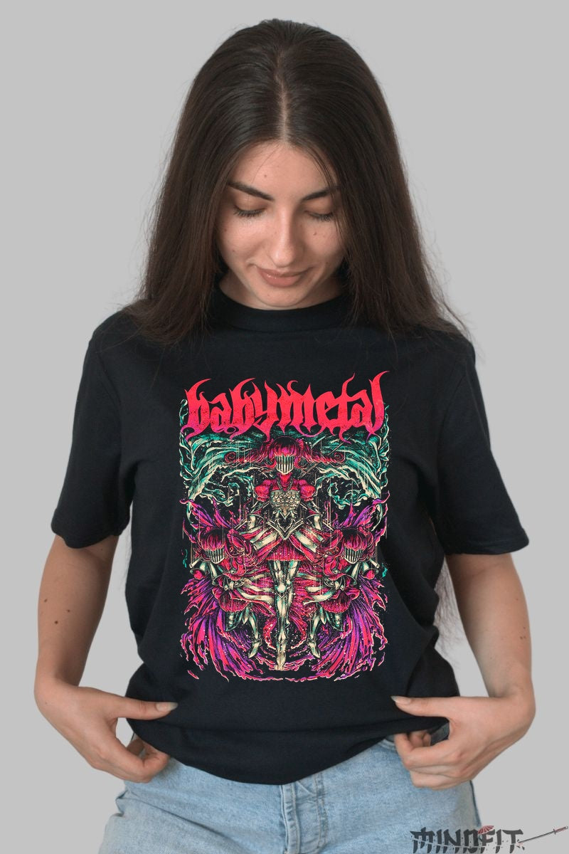 Tricou Behemoth - Creatura Intunericului Primordial dama negru