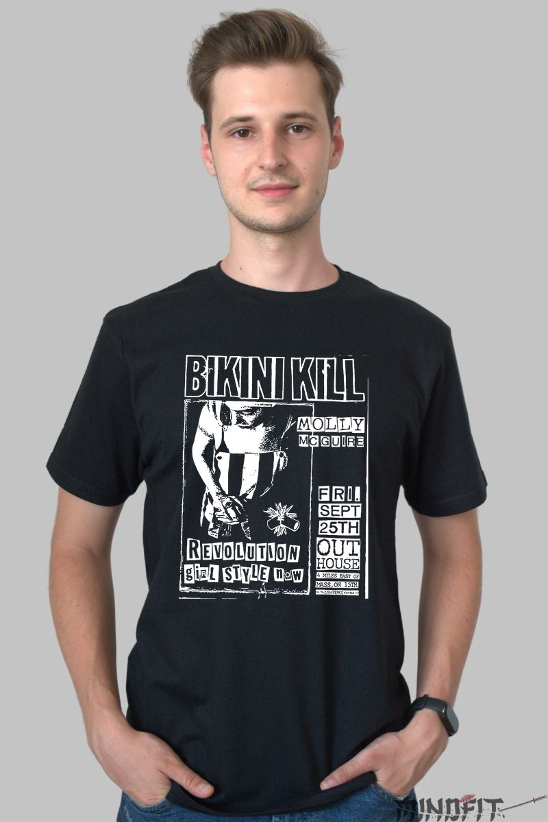 Tricou Bikini Kill - Revolution Girl Style Now barbat negru